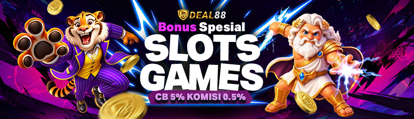 Bonus Spesial Slots Games CB 5% Komisi 0.5%